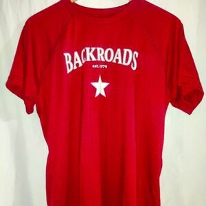 Backroads Performance Wear est. 1979 Shirt Size: Large Burgundy Vintage Shirt